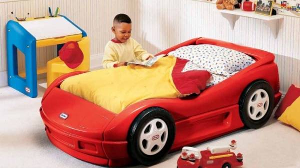 Почему детская кровать машинка понравиться каждому ребенку?