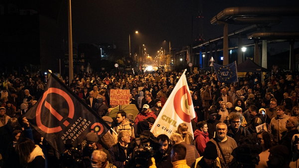 У Будапешті відбувся мітинг проти політики Орбану