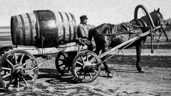 История запорожского водопровода: дымоходные трубы, Кран и австрийцы