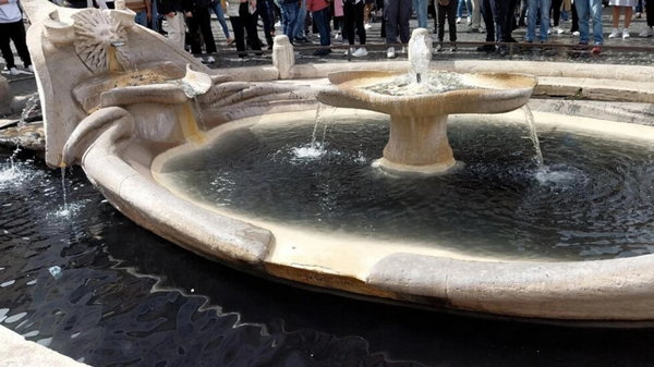 У центрі Рима зоозахисники облили фарбою фонтан
