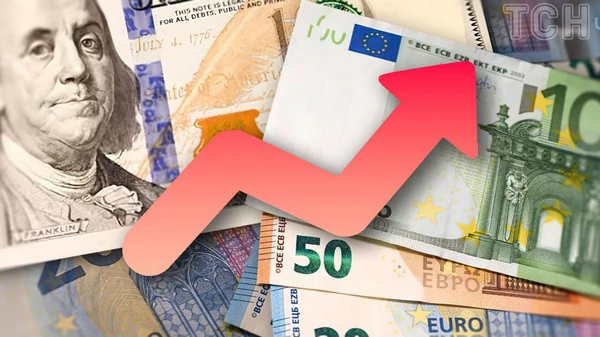 Готівковий долар дорожчає, євро - йде вниз