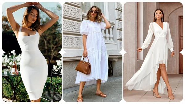 Как подобрать дополнительные элементы к белому платью