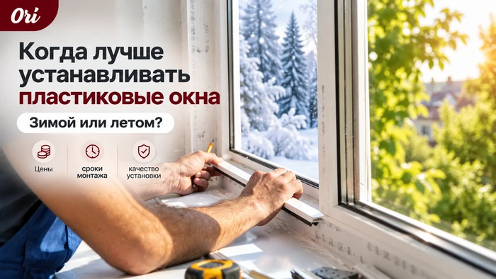 Когда лучше устанавливать пластиковые окна: зимой или летом