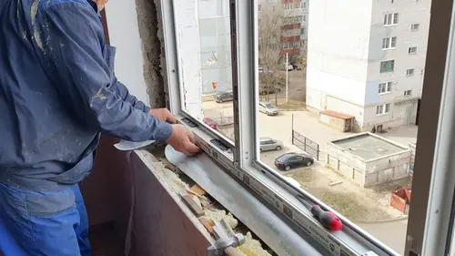 монтаж окна пвх
